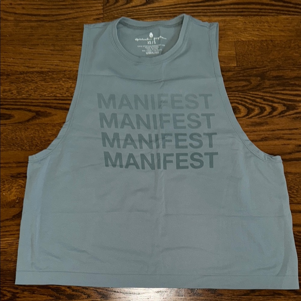 Spiritual Gangster Sleeveless 'Manifest' Top
